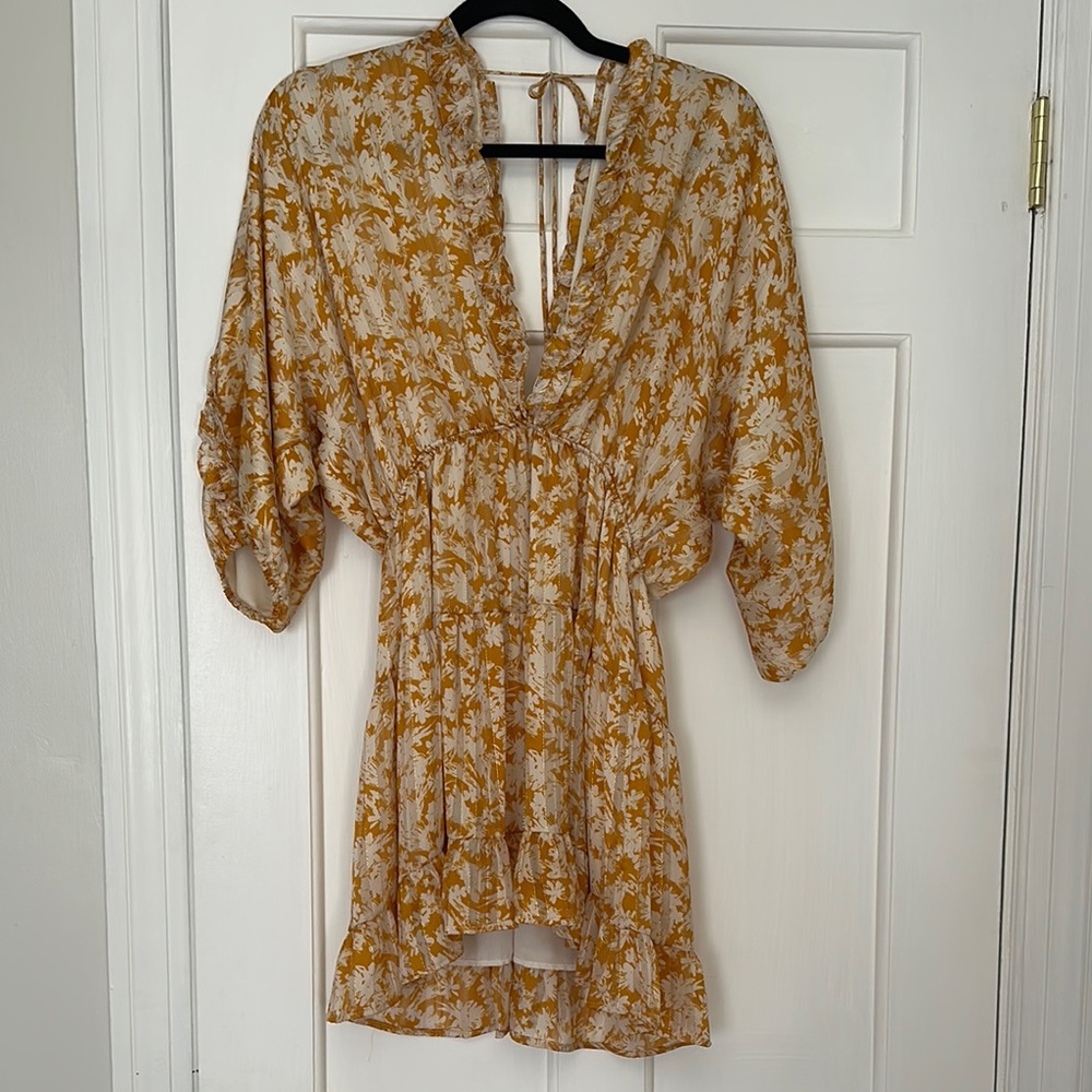 Floral Yellow Dress